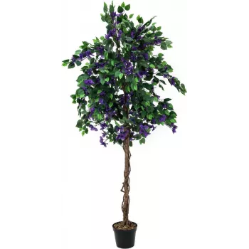 EUROPALMS Planta artificial buganvília, lavanda, 150 cm 82507035