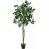 EUROPALMS Planta artificial buganvília, branco, 180 cm 82507086