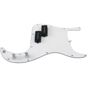 DIMAVERY Pickguard para modelos de baixo elétrico PB, 3 camadas preto 26300210