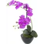 EUROPALMS Arranjo artificial de orquídeas 4, phalaenopsis branca em vaso de cerâmica, 60 cm 82530349