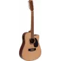Guitarra acústica western de 12 cordas DIMAVERY DR-612, natural 26231281