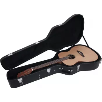 Estojo moldado DIMAVERY para guitarra western, preto (26341022)