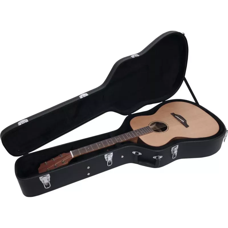 Estojo moldado DIMAVERY para guitarra western, preto (26341022)