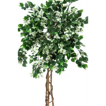 Planta artificial Bougainvillea EUROPALMS, branca, 150cm 82507085