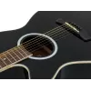 Guitarra acústica dreadnought para canhotos DIMAVERY AW-400, preta 26235090