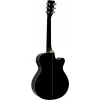 Guitarra acústica dreadnought para canhotos DIMAVERY AW-400, preta 26235090