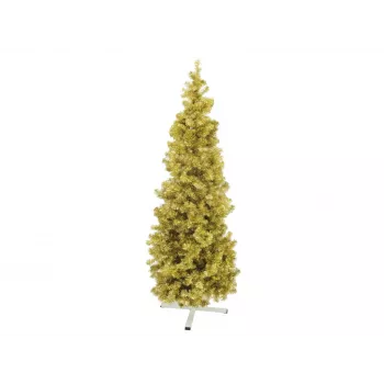 EUROPALMS FUTURA Árvore de Natal artificial, dourado metálico, 210 cm 83500555