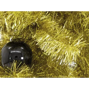 EUROPALMS FUTURA Árvore de Natal artificial, dourado metálico, 210 cm 83500555