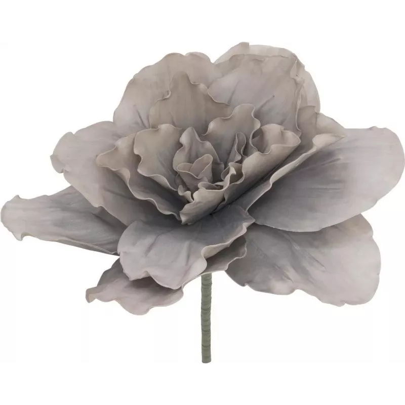 EUROPALMS Flor gigante (EVA), artificial, bege-cinzento, 80cm 82531066