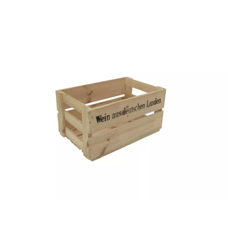 EUROPALMS Caixa de vinho em madeira natural 500x400x300 mm 83502364