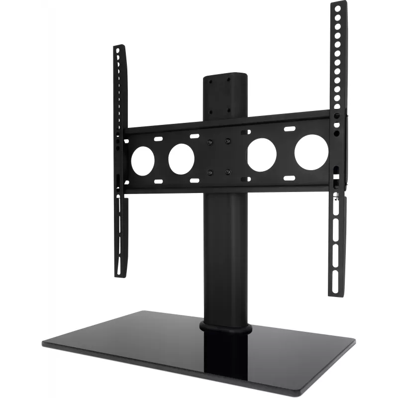 TechniSat Suporte de mesa universal TSAT para TV com base de vidro para televisores de 32-55 polegadas (2021/2787)