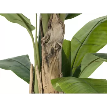 EUROPALMS Bananeira artificial, 170cm, folhas verdes, vaso preto 82509539