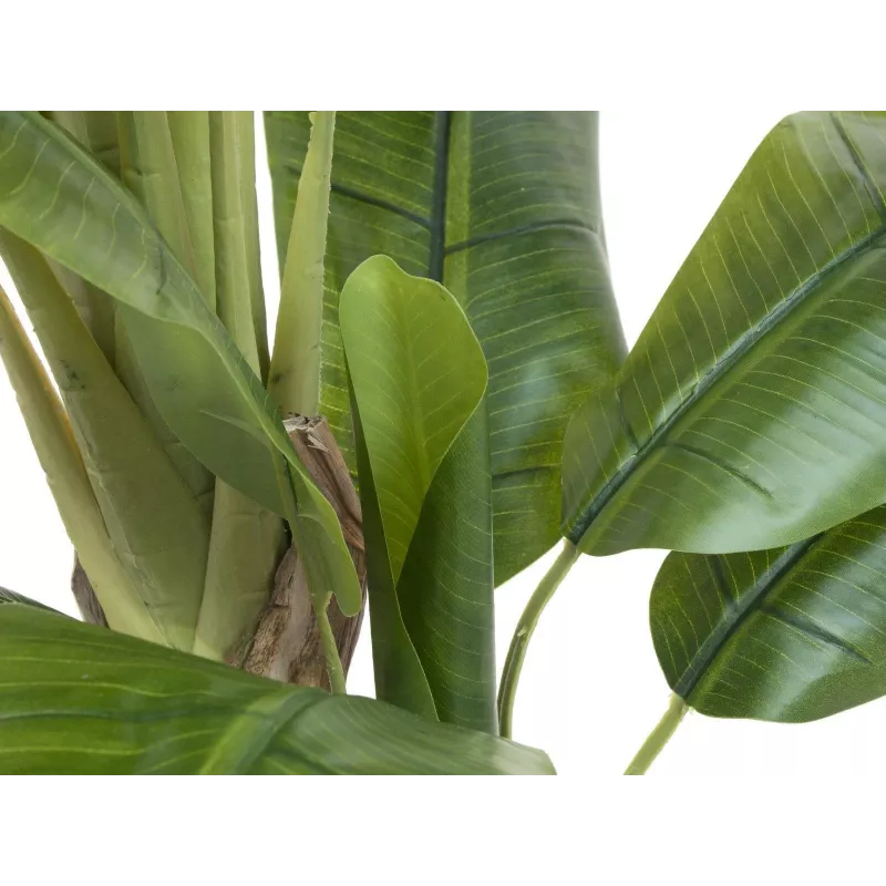 EUROPALMS Bananeira artificial, 170cm, folhas verdes, vaso preto 82509539