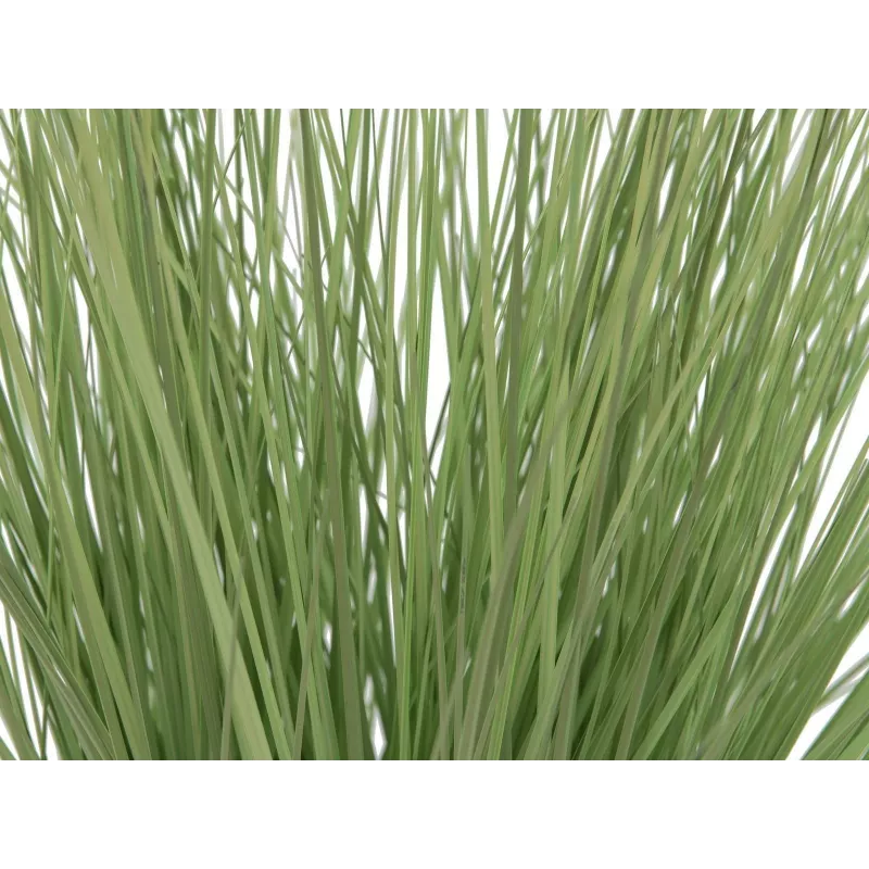 EUROPALMS Erva ornamental artificial, 65 cm, verde, vaso preto 82600145