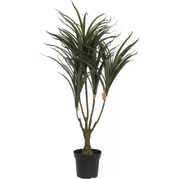 EUROPALMS Planta artificial Dracaena, verde-vermelho, 90cm 82505778