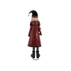 EUROPALMS Figura de Pai Natal em metal vermelho 195cm 83314902