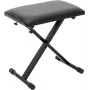 Dimavery KEB-1 Banco de teclado dobrável, altura ajustável, acolchoado, preto