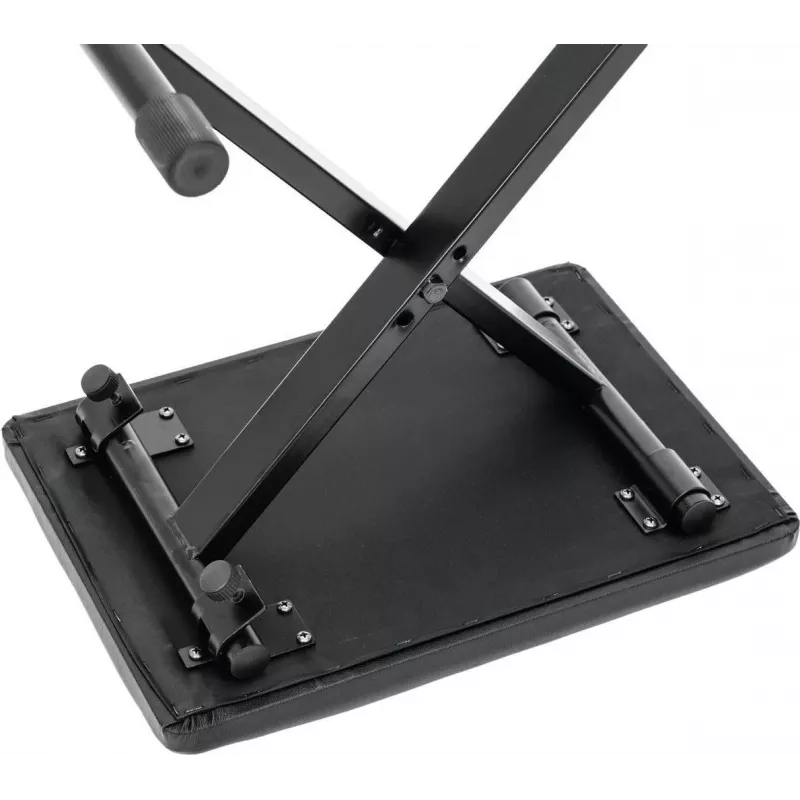 Dimavery KEB-1 Banco de teclado dobrável, altura ajustável, acolchoado, preto