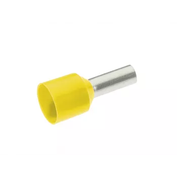 Cimco 187305 Terminal tubular 6 mm² parcialmente isolado amarelo 100 unid.