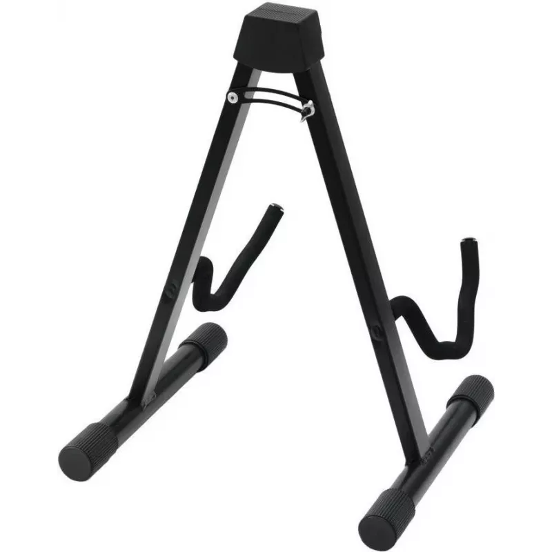 DIMAVERY Suporte de guitarra dobrável preto (26348047)