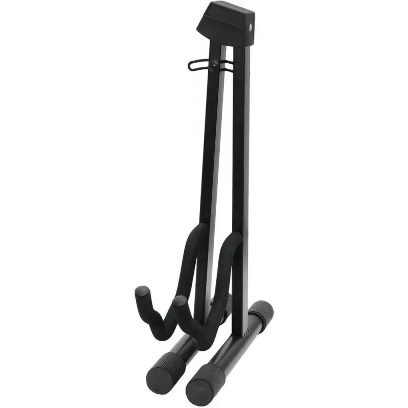 DIMAVERY Suporte de guitarra dobrável preto (26348047)