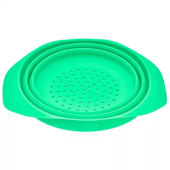 LURCH Passador de silicone dobrável 24 cm verde 210285