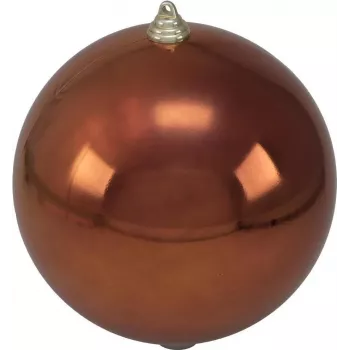 EUROPALMS Bola decorativa 20cm, cobre (8350126D)