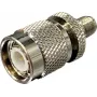 Wittenberg Antennen 102185 Adaptador metálico reto de ficha TNC para conector fêmea SMA
