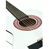 Dimavery AC-303 Guitarra de concerto 1/2 Branco - corpo em tília, escala 535 mm