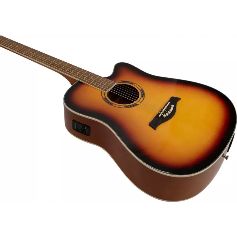DIMAVERY DR-520 Guitarra acústica dreadnought, Sunburst 26231274