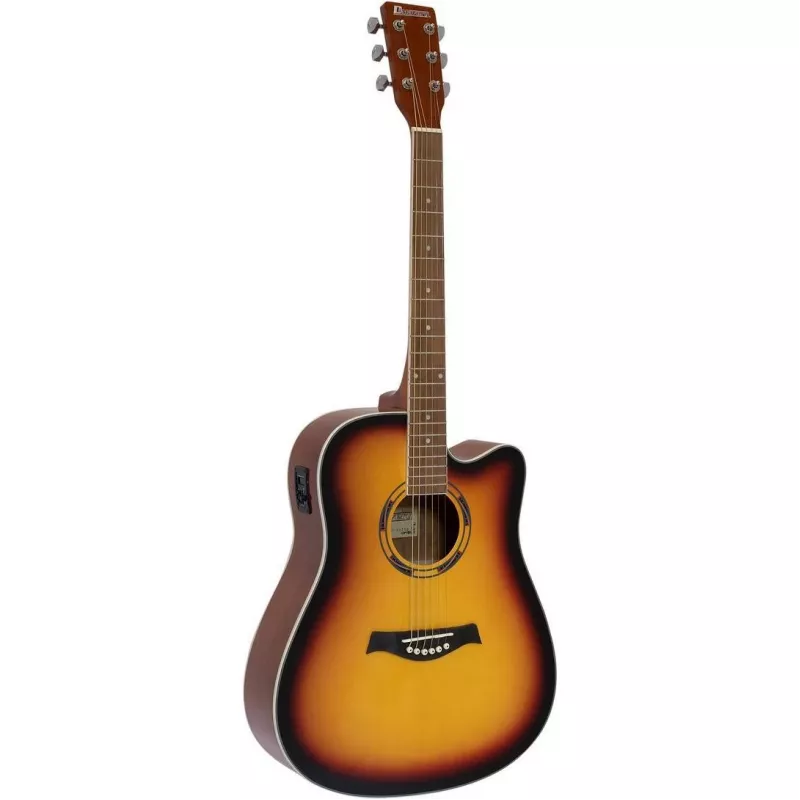 DIMAVERY DR-520 Guitarra acústica dreadnought, Sunburst 26231274