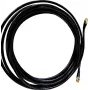 Wittenberg Antennen Cabo de antena 10 m ficha SMA para ficha SMA 50 Ohm cabo coaxial de baixa perda Preto 103484