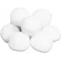EUROPALMS Bolas de neve artificiais, 7,5 cm, pack de 10 (83501650)