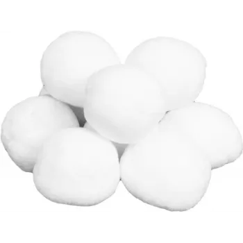 EUROPALMS Bolas de neve artificiais, 7,5 cm, pack de 10 (83501650)