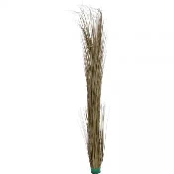 EUROPALMS Erva de caniço artificial, Caqui, 127 cm 82505853