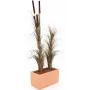EUROPALMS Erva de caniço artificial com espigas, Castanho-escuro, 152 cm 82505857