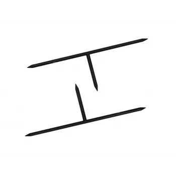 EUROPALMS Silhueta lebre, Branco, 56 cm (83505010)