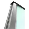 EUROPALMS Coluna informativa, grande, 200x80 cm, frente e verso, prateado 83331740
