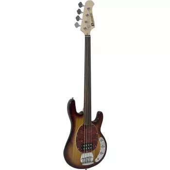 DIMAVERY MM-501 Baixo elétrico, fretless, tobacco 26222080