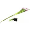 EUROPALMS Jarro-de-água conjunto de 3 com LEDs, Rosa, 85 cm 83330304
