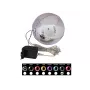 EUROPALMS Bola de Neve LED 15 cm, Azul-escuro 83501247