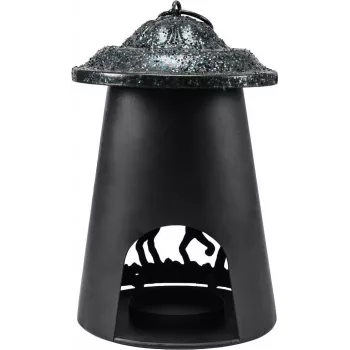 EUROPALMS Lanterna de Gato Solar, 23 cm, LED branco quente, Candeeiro de Jardim Exterior IP44 83505110