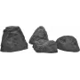 EUROPALMS Rocha Decorativa Celta Fibra de Vidro Pedra Artificial 50x40x30 cm Cinzento/Castanho 83313230
