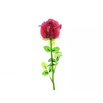 EUROPALMS Flor Artificial Crystal Rose, Borgonha, 81 cm 82600209