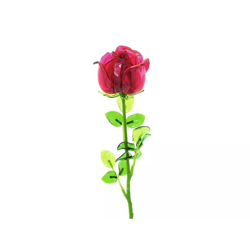 EUROPALMS Flor Artificial Crystal Rose, Borgonha, 81 cm 82600209