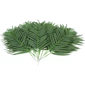 EUROPALMS Folhas artificiais de palmeira de coco, 80 cm, conjunto de 12 peças 82509895