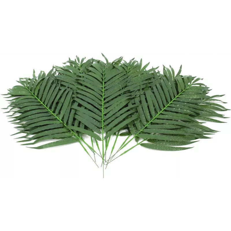 EUROPALMS Folhas artificiais de palmeira de coco, 80 cm, conjunto de 12 peças 82509895
