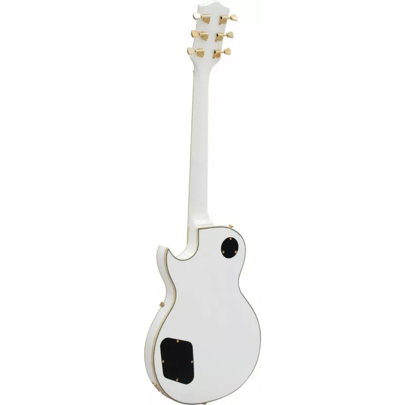 DIMAVERY LP-520 guitarra elétrica, branco/dourado 26215160