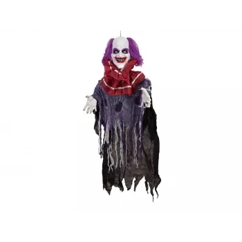 EUROPALMS Figura animada de Halloween palhaço Robby, 120cm 83316147