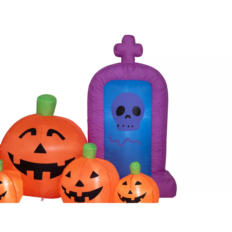 EUROPALMS Fantasma insuflável de Halloween com abóboras, 244cm (83316154)